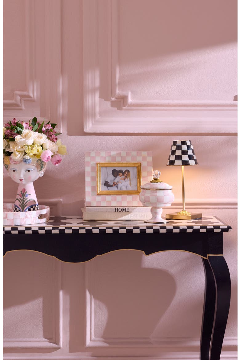 Rosy Check Enameled Steel 4 x 6-Inch Picture Frame, Alternate, color, ROSY