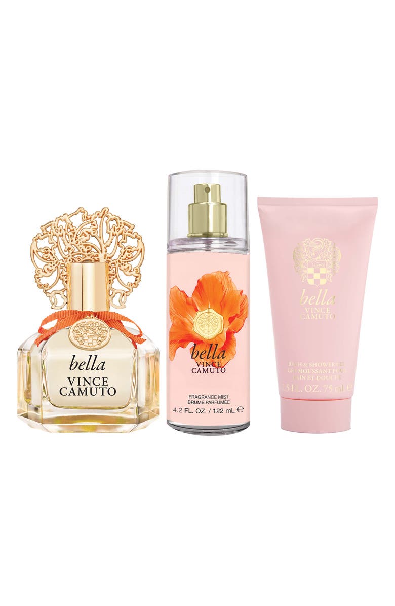 Vince Camuto Holiday Bella Eau de Parfum 3-Piece Gift Set, Main, color,