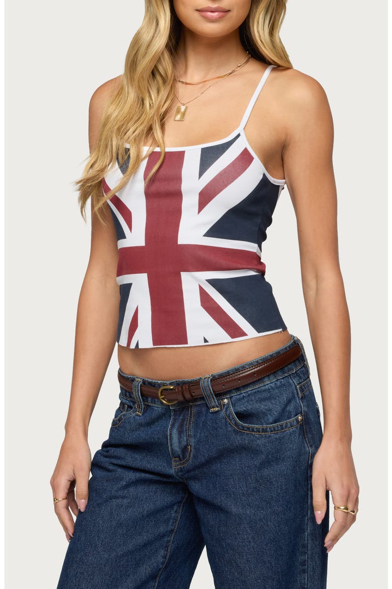 UK Babe Camisole, Alternate, color, WHITE