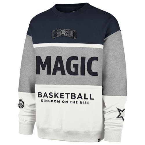 47 Brand Unisex '47 Gray Orlando Magic 2024/25 City Edition On Five Maximalist Pullover Sweatshirt In Gray