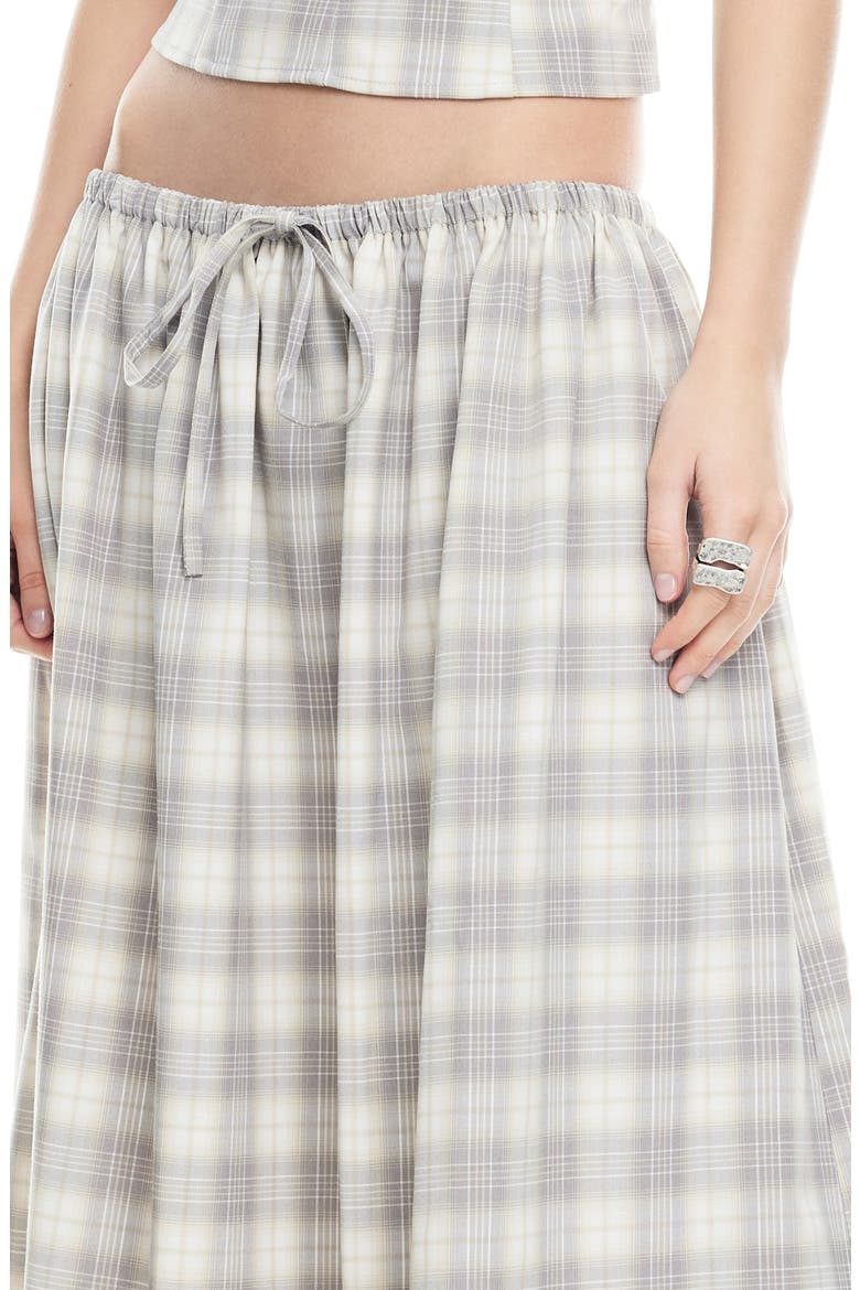 Sweet Escape Maxi Skirt, Alternate, color, SMOKE PLAID