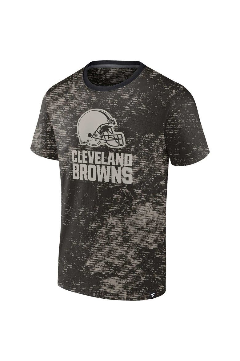 Men's Fanatics Branded Black Cleveland Browns Shadow T-Shirt, Alternate, color, Black