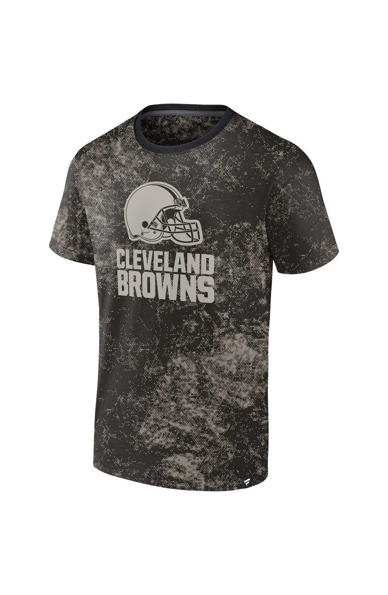 FANATICS Men's Fanatics Branded Black Cleveland Browns Shadow T-Shirt, Alternate, color, Black