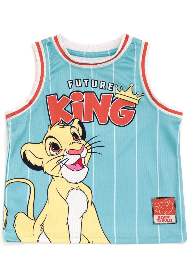 Toy Story 2-Piece Basketball Jersey and Shorts Set, Alternate, color, Simba Mint Green