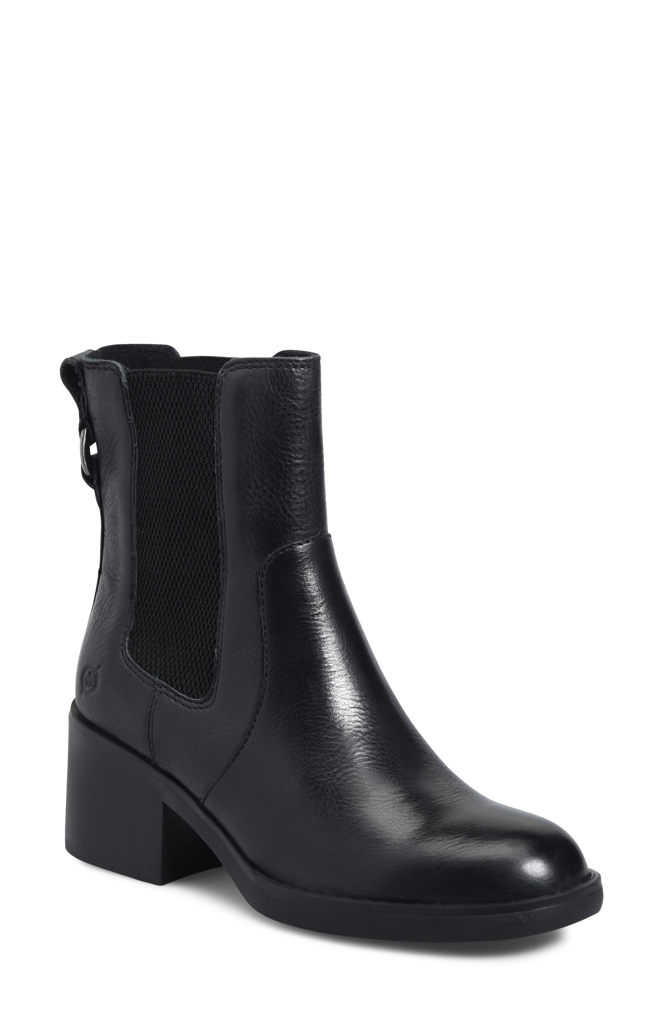 Vivia Bootie, Main, color, BLACK LEATHER