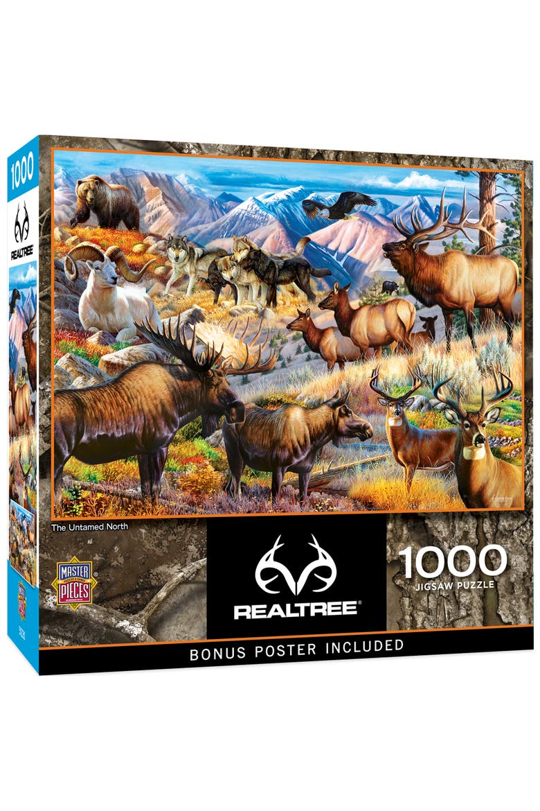 The Untamed North 1000 Piece Puzzle, Main, color, Multicolor