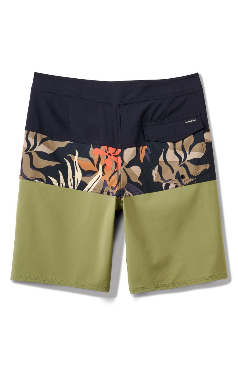 Quiksilver Surfsilk Panel Board Shorts, Alternate, color, 