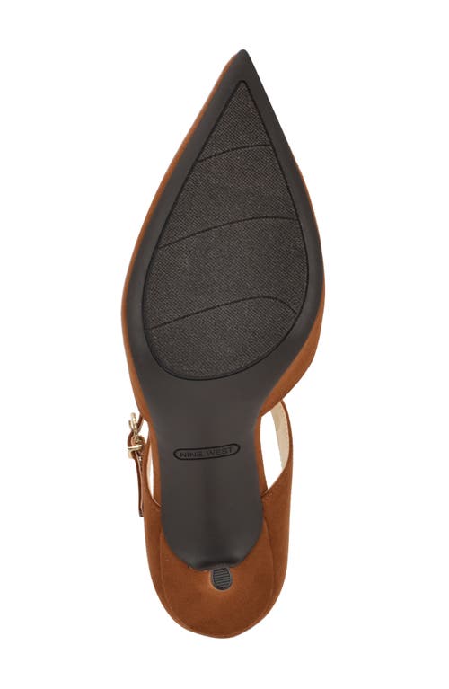 Nine West Dakka Pointed Toe Pump In Brown