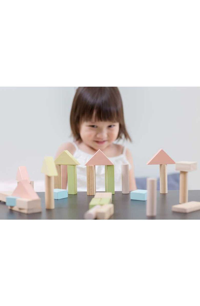 PlanToys<sup>®</sup> 40-Piece Block Playset, Alternate, color, Assorted
