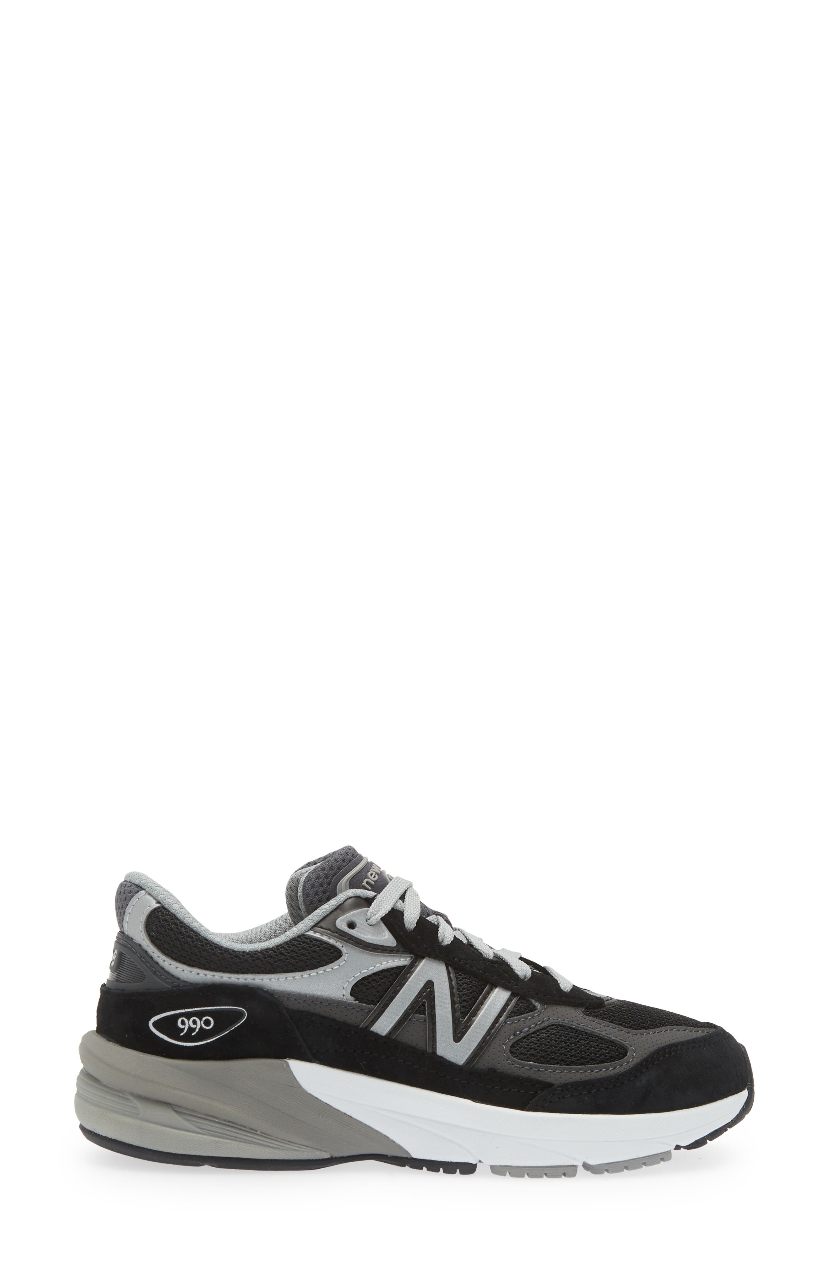 New Balance Kids' FuelCell 990v6 Running Sneaker, Alternate, color, Black