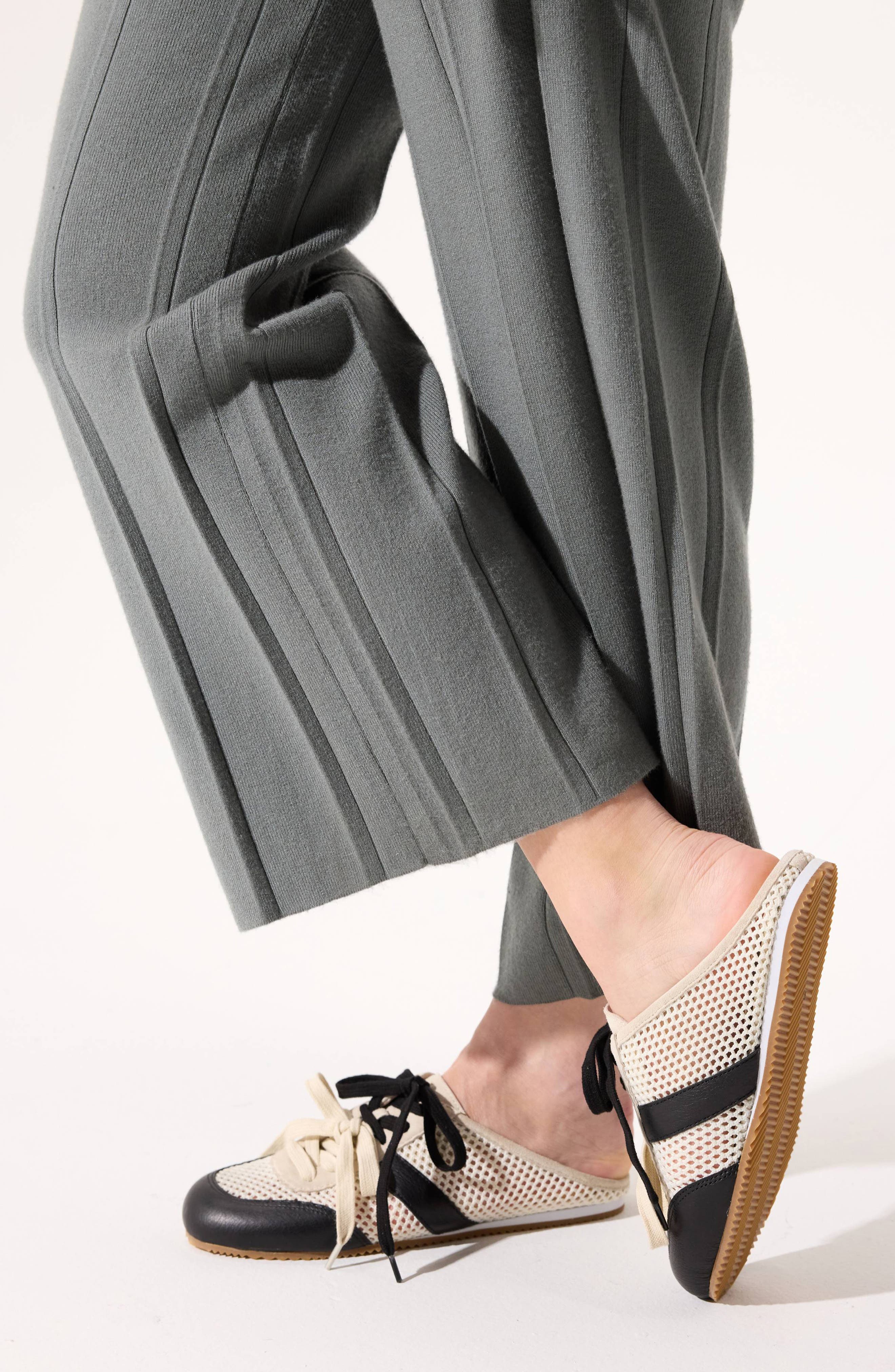 Kendi Sneaker Mule, Alternate, color, CREAM/ BLACK