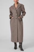 Marciano Angela Padded Shoulder Long Coat