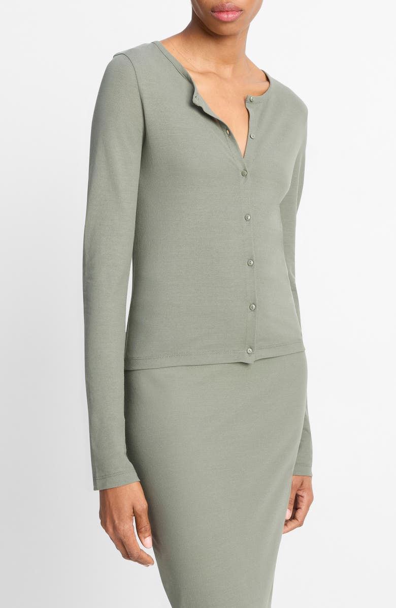 Vince Cotton Cardigan, Main, color, 