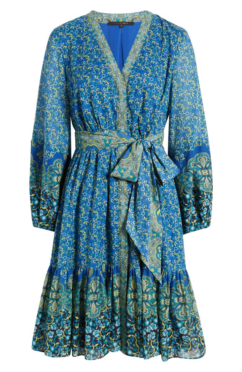 KOBI HALPERIN Luanne Tie Waist A-Line Voile Dress, Alternate, color, 