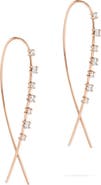 LANA 14k Gold Diamond Hoop Earrings