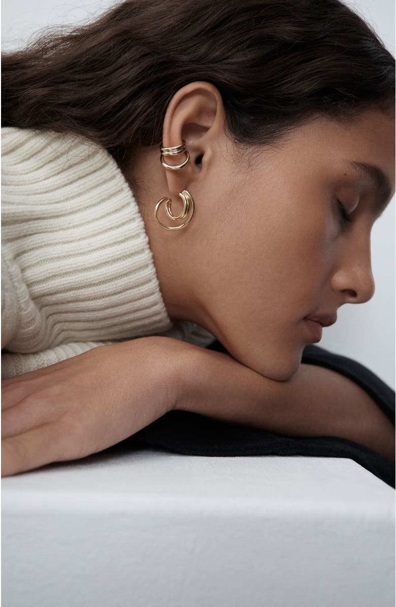 Otiumberg 14kt Gold Vermeil Concero Ear Cuff, Alternate, color,