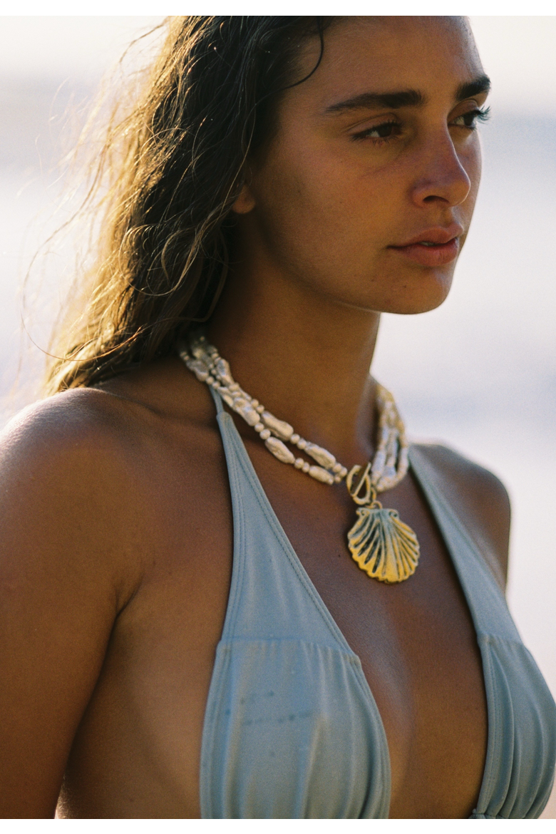 Aqua Necklace, Alternate, color, Pearl