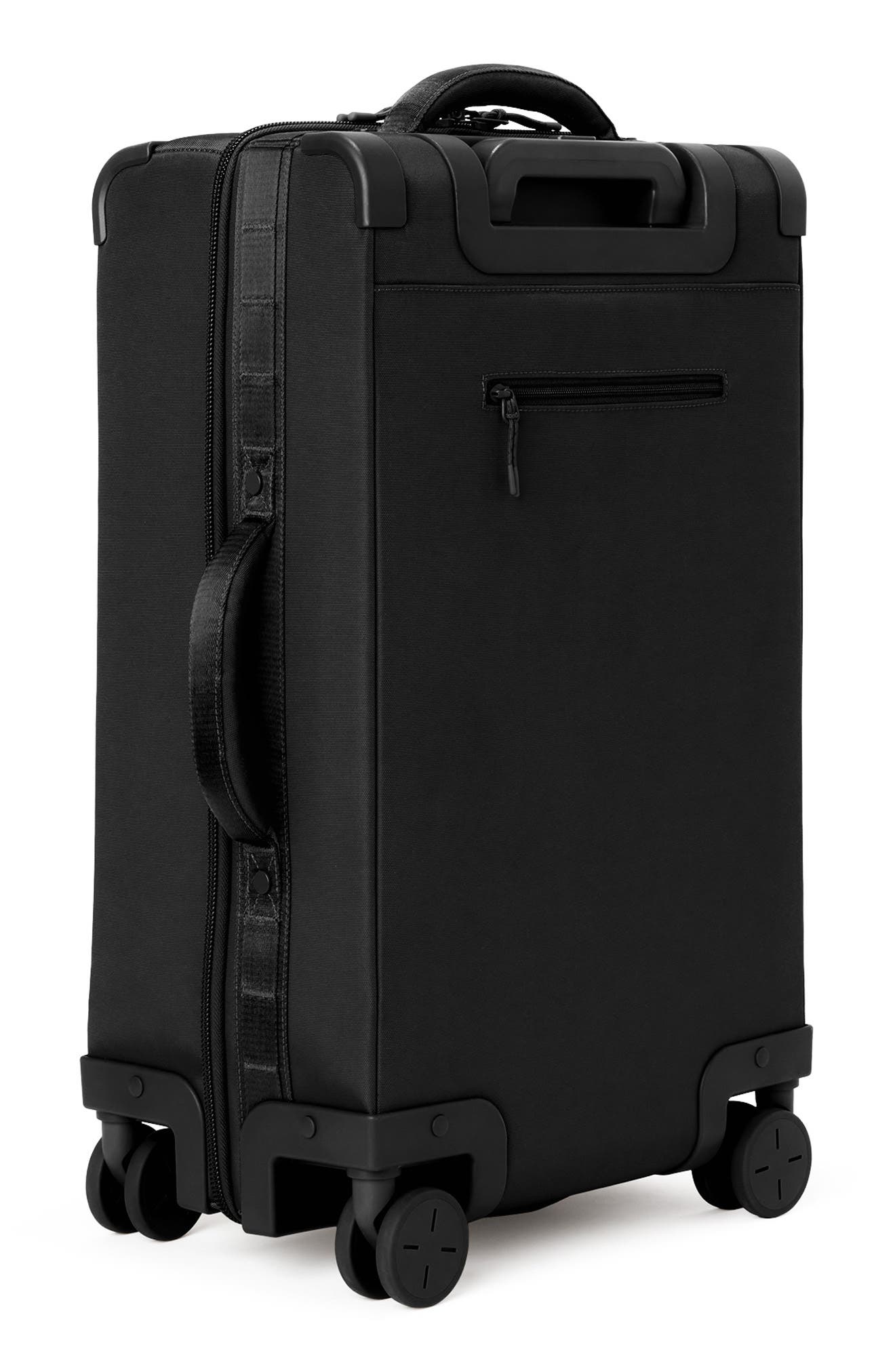 Dagne Dover Seattle Carry-On Rolling Luggage, Alternate, color, Onyx
