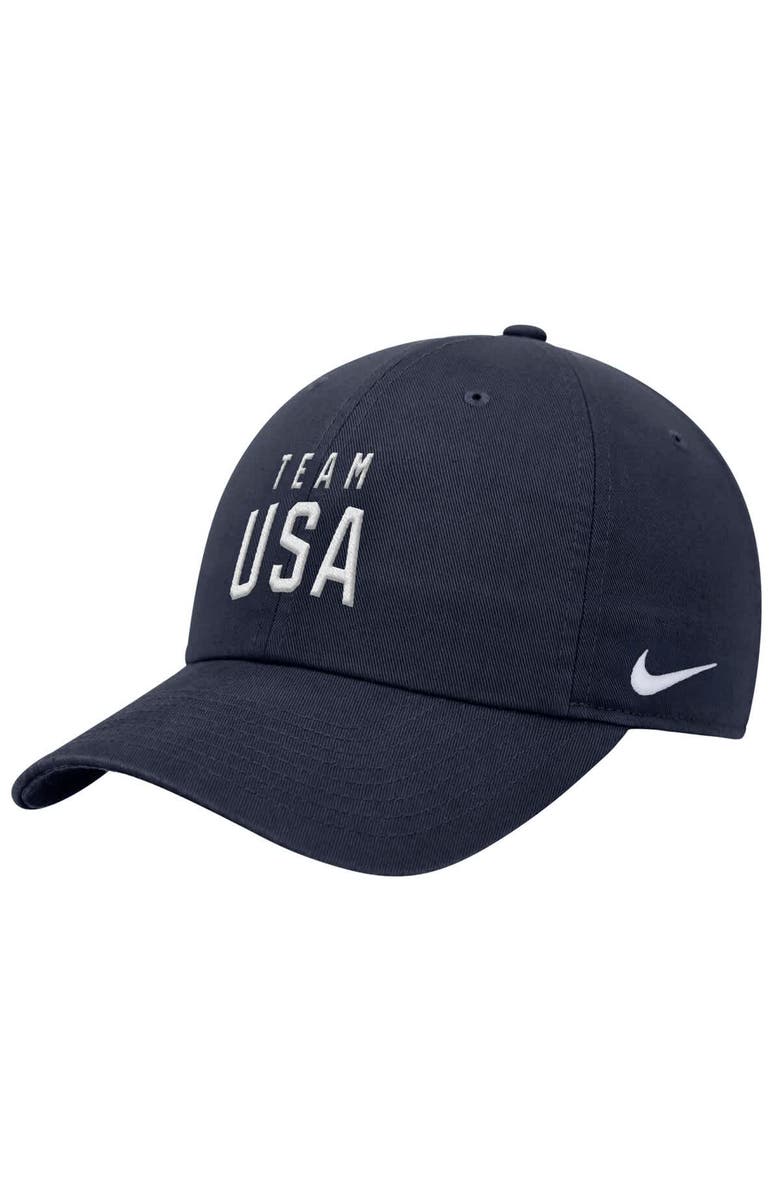 Nike Men's Nike Navy Team USA Club Adjustable Hat, Main, color, Navy