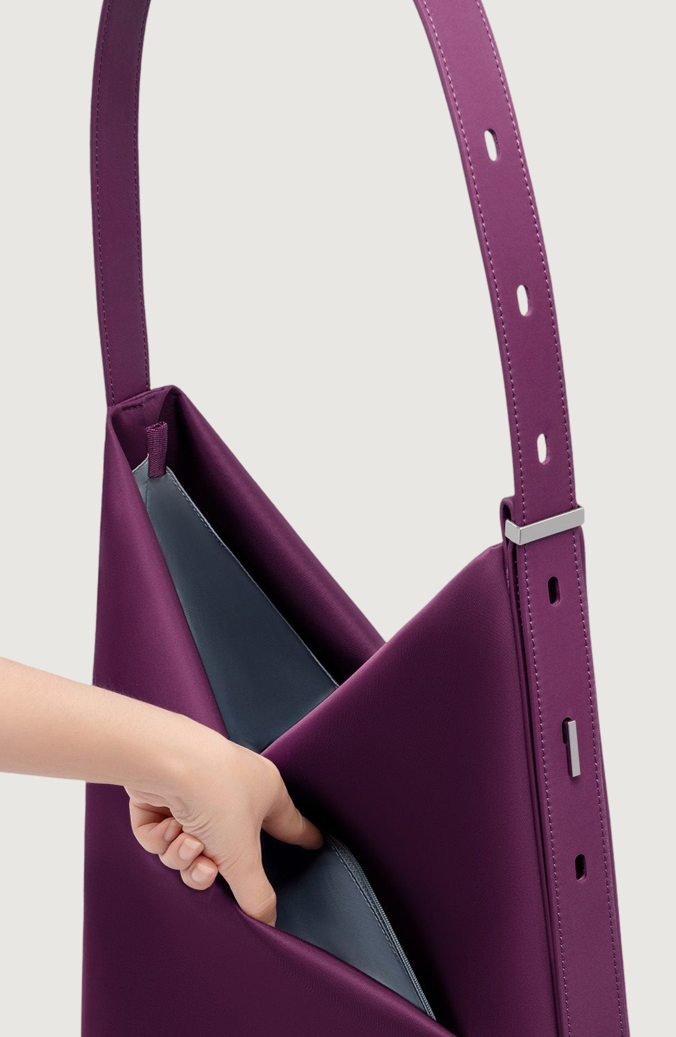 nyxu 斜め掛けバック Lux and Nyx Origami Hobo Bag with Detachable 15-inch Laptop Sleeve