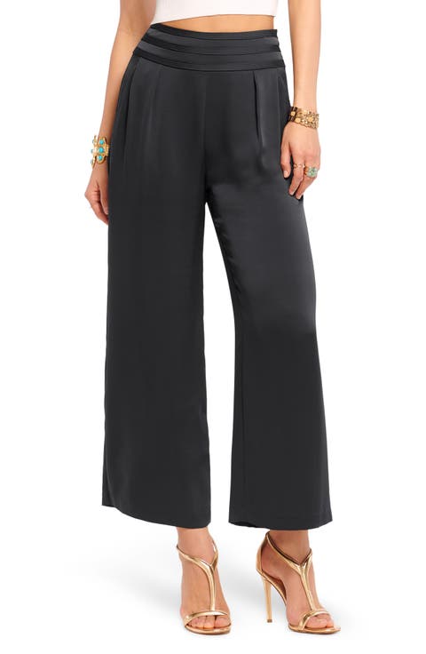 Joss Crop Satin Pants