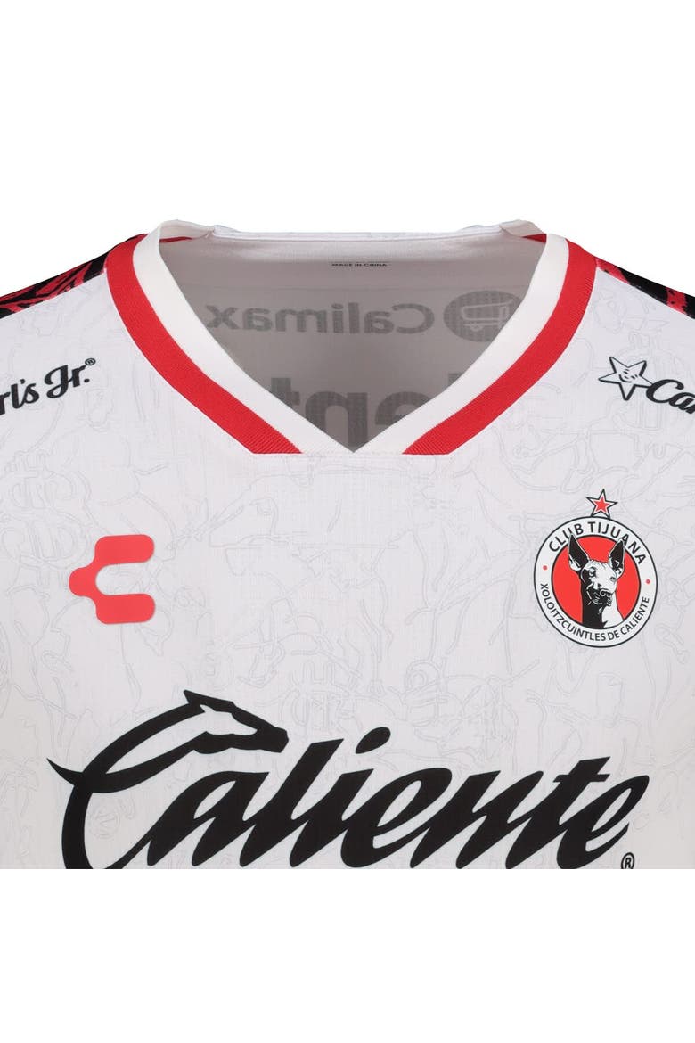 Men's Charly  White Club Tijuana 2025/26 Away Authentic Jersey, Alternate, color, White
