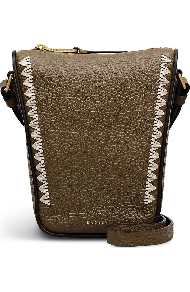 Radley Oak Street - Stitch Medium Phone Crossbody Bag, Main, color, Acorn