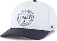 '47 Men's '47 White/Navy Dallas Cowboys Suburbia Hitch Two-Tone Adjustable Hat