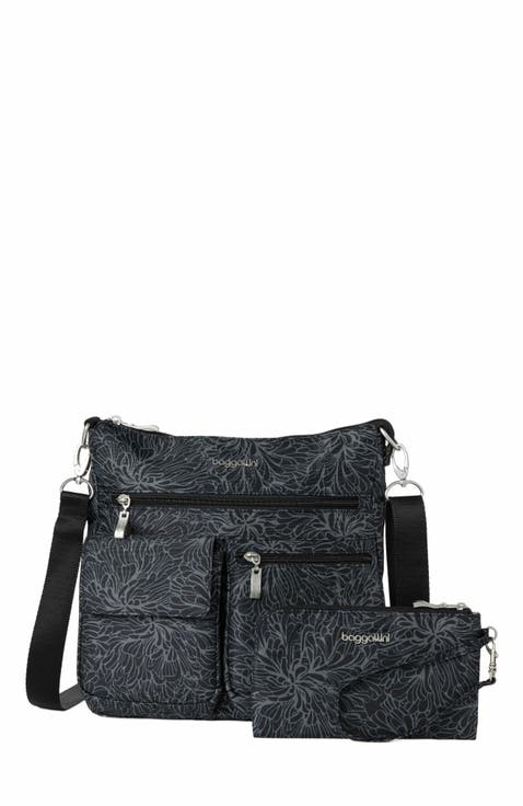 Modern Everywhere Slim Crossbody Bag with RFID Wristlet