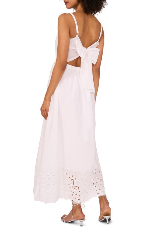 1.state Tie Back Sleeveless Midi Dress