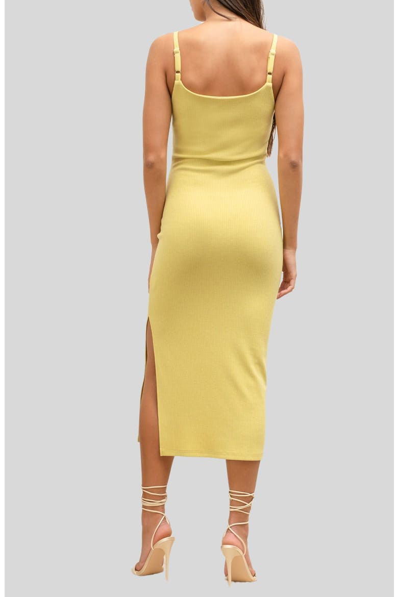 Ribbed Body-Con Dress, Alternate, color, KIWI