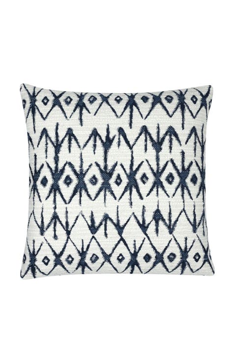 Ritual Indigo Chenille Indoor & Outdoor Woven Accent Pillow