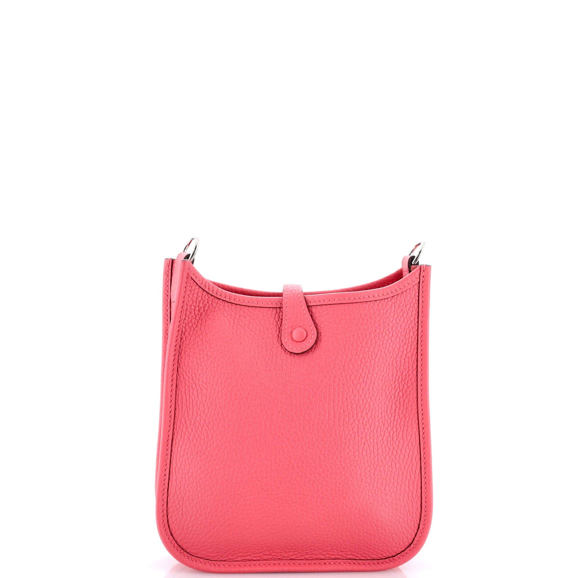 Pre-Owned Hermes Evelyne Bag Gen III Clemence TPM, Alternate, color, Rose Azalee