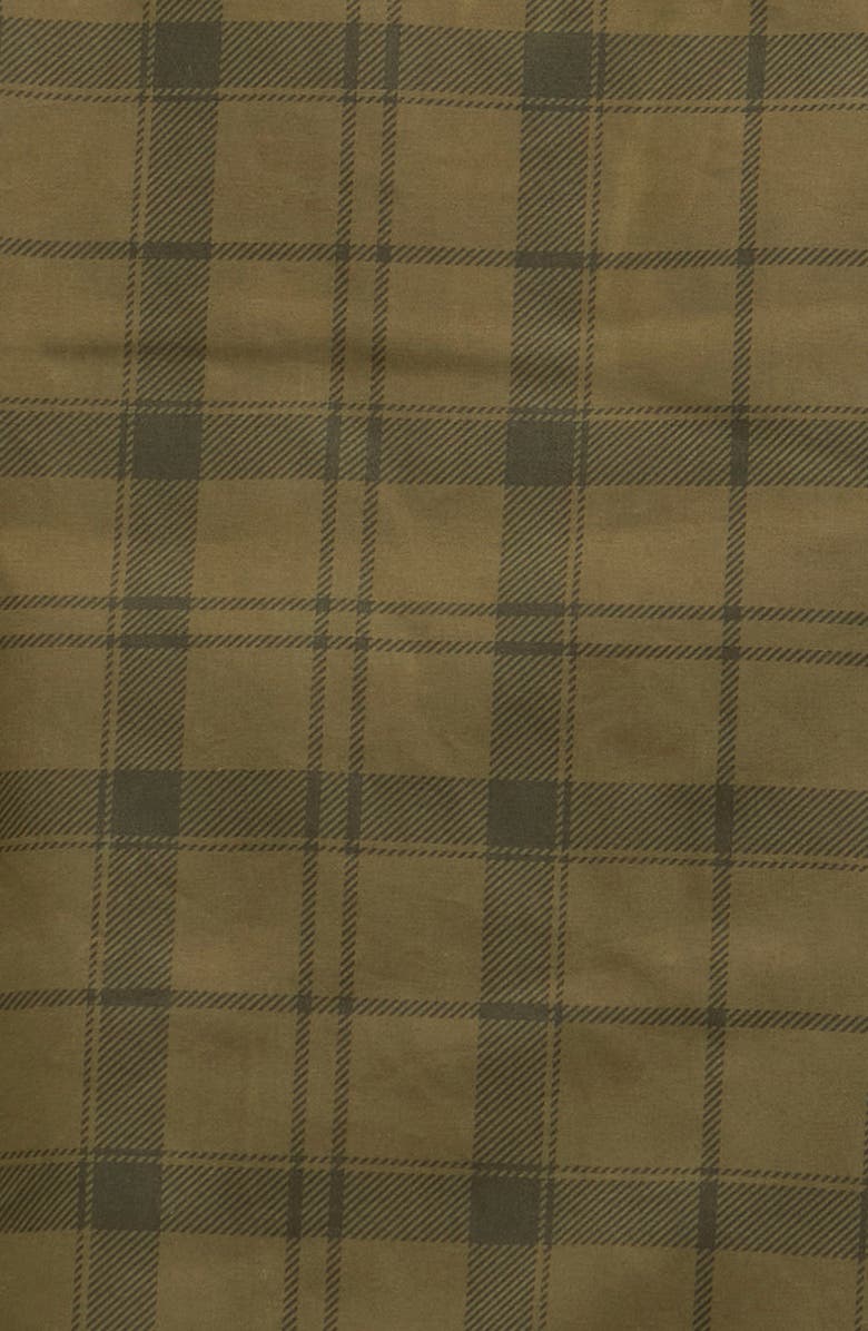 Barbour Beadnell Tartan Waxed Cotton Crop Jacket, Alternate, color, Dusky Green Tartan/ Highland