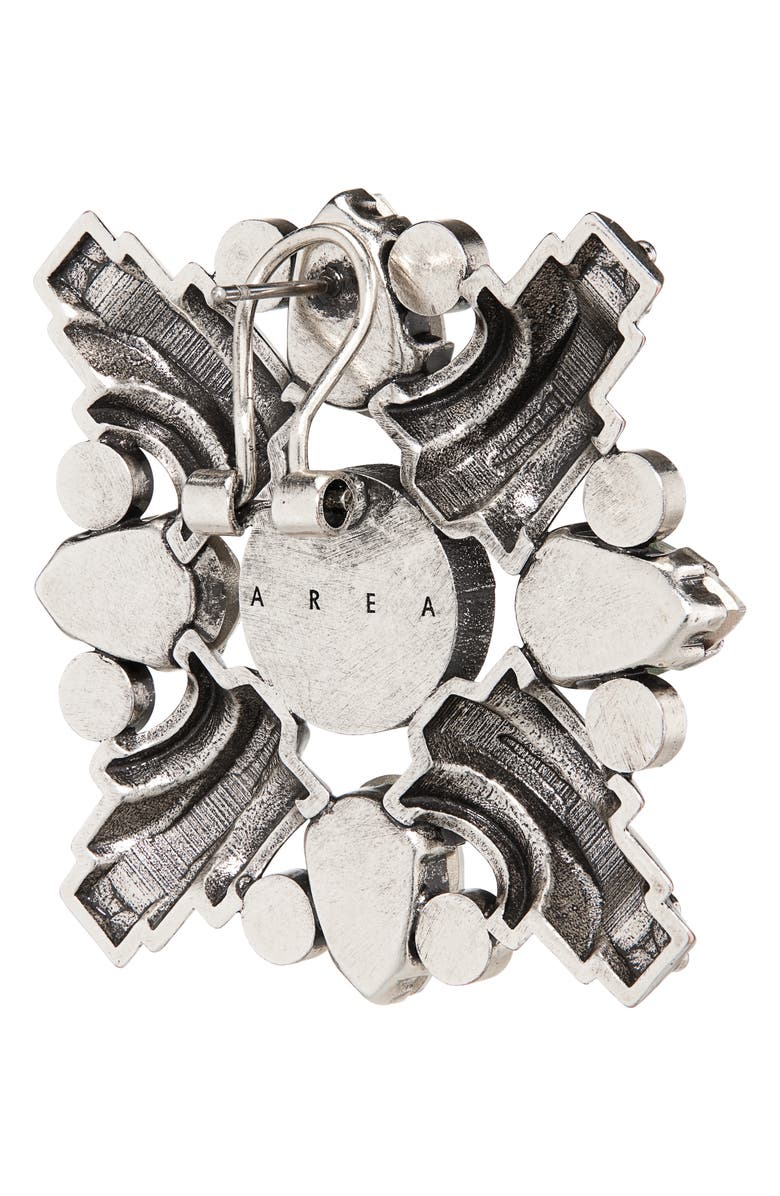 Area Crystal Brooch Earrings, Alternate, color, 