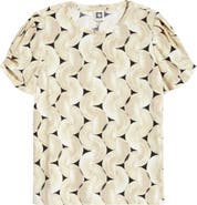 AK ANNE KLEIN Pleated Sleeve Top