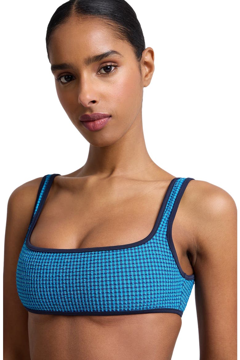 Claire Tricot Bikini Top, Alternate, color, Blue