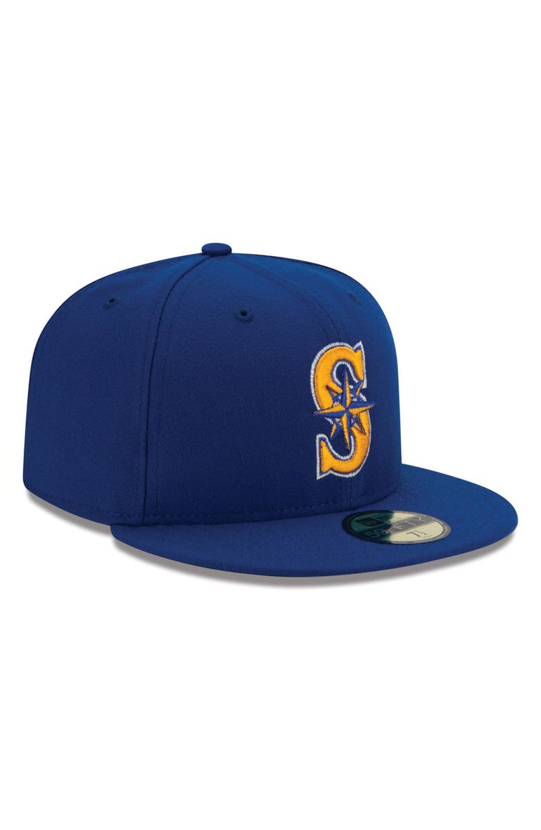 New Era Men's New Era Royal Seattle Mariners Alternate 2 Authentic On Field 59FIFTY Fitted Hat, Alternate, color, Royal