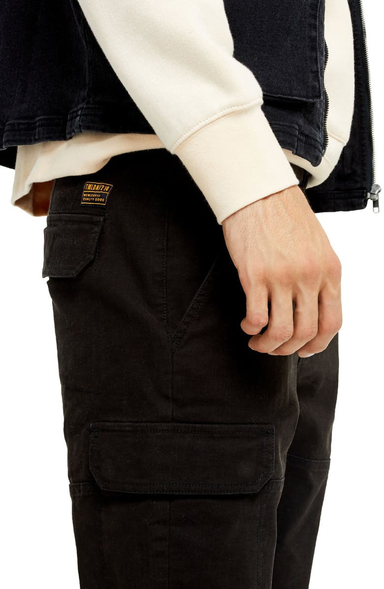 Topman Classic Fit Cargo Pants, Alternate, color, 