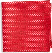CLIFTON WILSON Dot Cotton Pocket Square