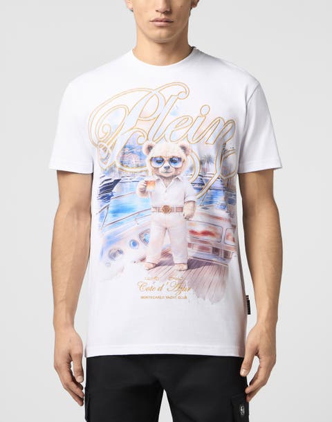 Round Neck T-Shirt Teddy Bear Men