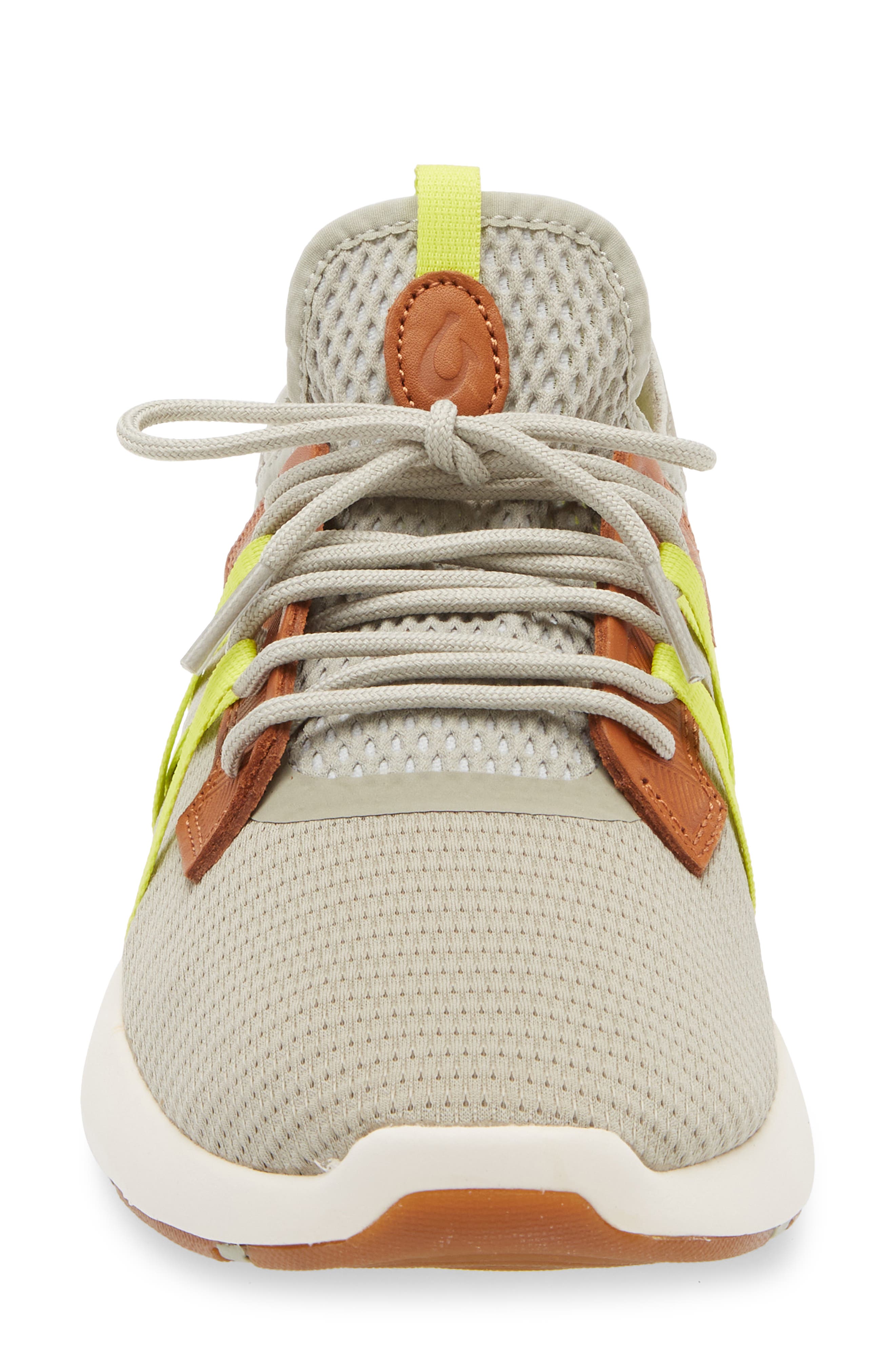 OluKai Mio Li Sneaker, Alternate, color, Mist / Citron