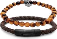 Tateossian Men's Thompson Stone Bead Bracelet