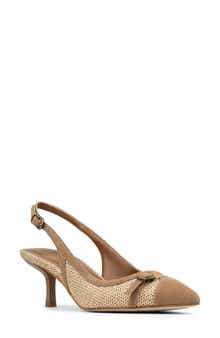 Carwyn Kitten Heel Slingback Pump