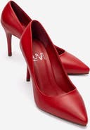 Forever & Always Shoes Moriel Leather Stiletto Pump