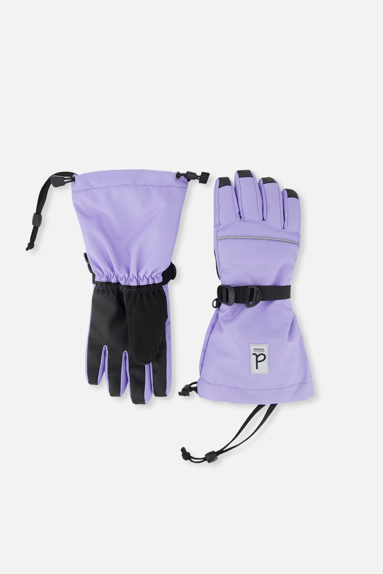 Teknik Cordura Fingertips Wrist Strap Winter Gloves, Main, color, Violet