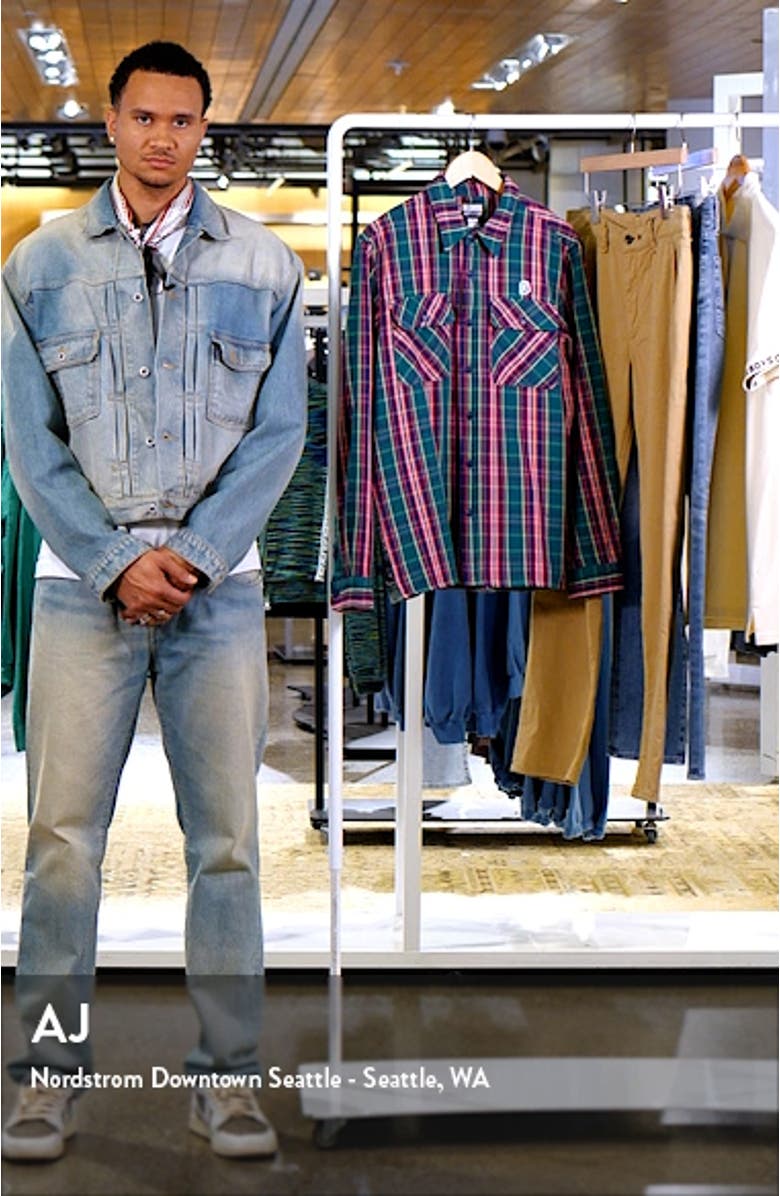 New World Plaid Graphic Button-Up Shirt, sales video thumbnail