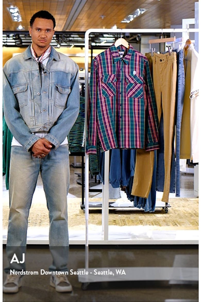 New World Plaid Graphic Button-Up Shirt video