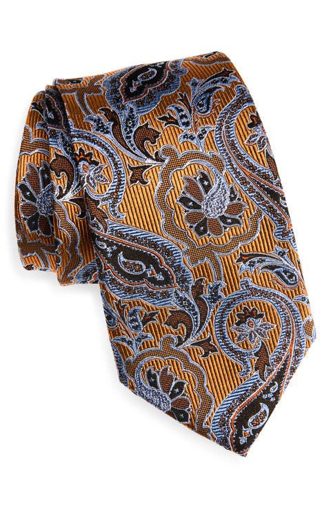 Floral Paisley Silk Tie