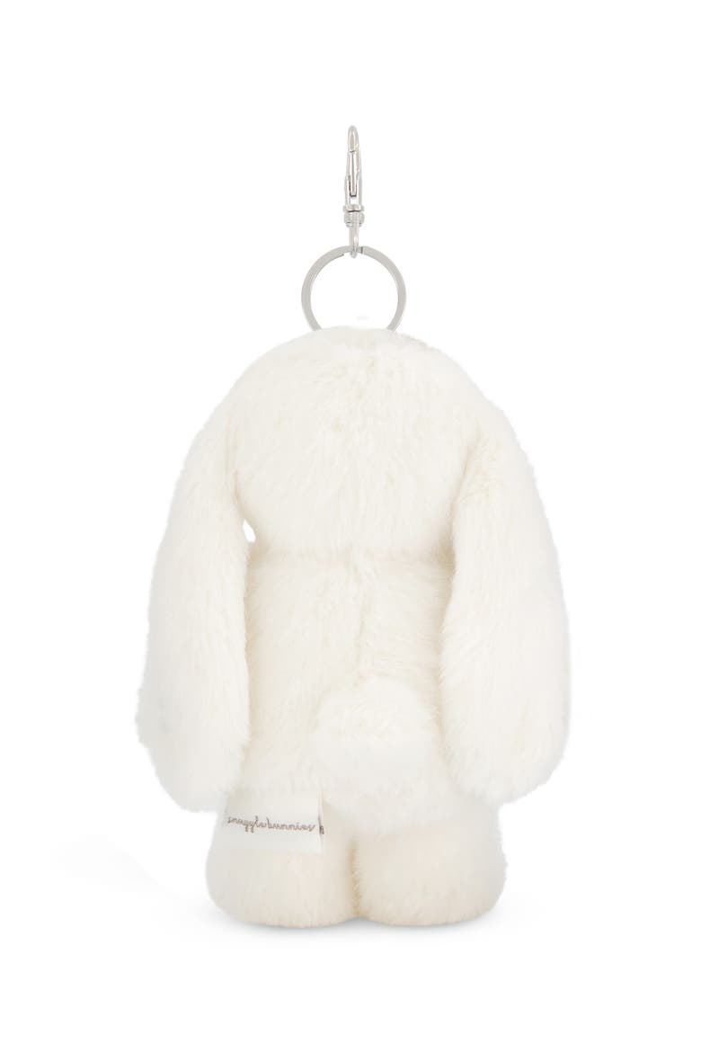 Penelope 6" Plush Bunny Keychain with Metal Swivel Clip, Alternate, color, Marshmallow